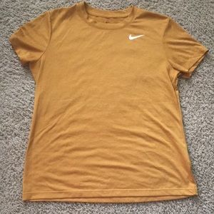 Gold Nike Tee: Medium